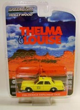 1984 '84 DODGE DIPLOMAT YELLOW THELMA & LOUISE SPECIAL HOLLYWOOD GREENLIGHT 2022