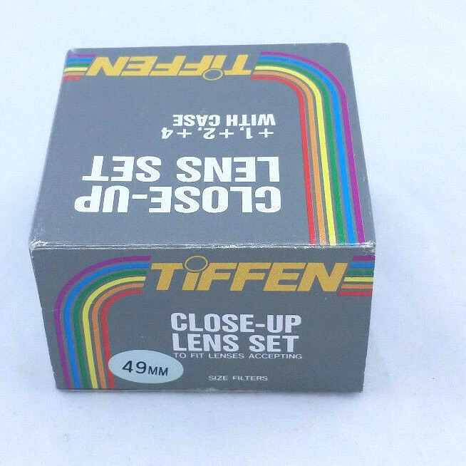 Tiffen Close-up Lens Macro Set, 49mm, +1 + 2 + 4 - Image 2 of 3