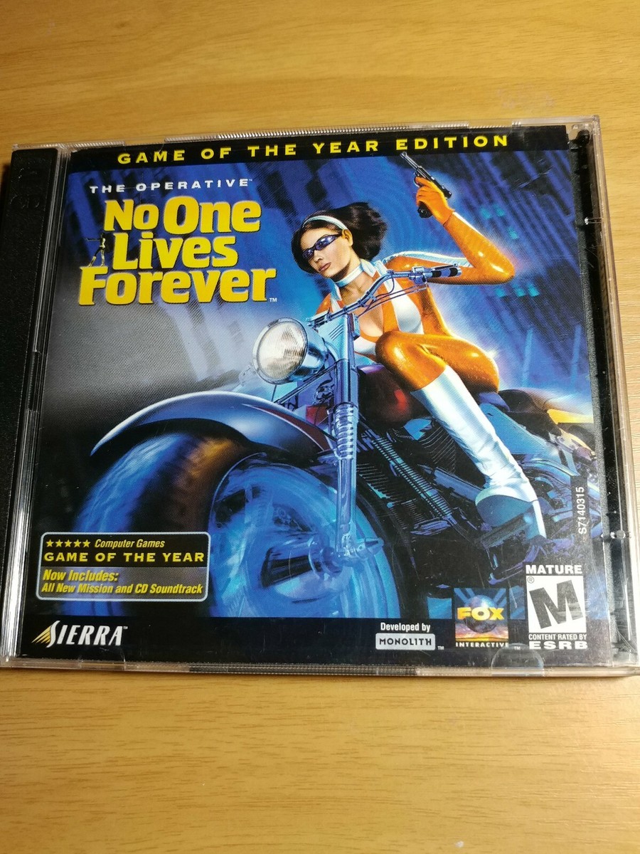 The Operative: No One Lives Forever-PC CD-2 disc Game of the Year