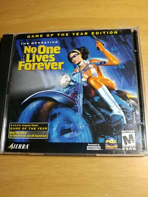 The Operative: No One Lives Forever-PC CD-2 disc Game of the Year