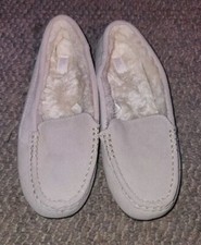 Womens Stars Above Suede Leather Moccasin Shoes Slip On Soft Size 7 Gently Used