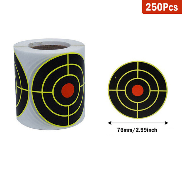 100/500Pcs 3" Shooting Self Adhesive Targets Splatter Reactive Target ...