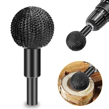 Sphere Rotary Burr Carbon Steel Wood Carving Burr Ball for 115/125 Angle Grinder
