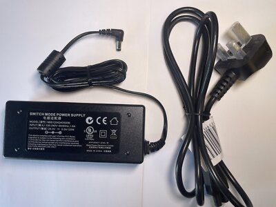 Ersatz für 24 V 4,3 A Geneva EA10722 AC-DC Adapter Netzteil mit UK Stecker