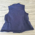 American Girl Kids Love to Layer Moto-Style Blue Vest Size L - Fits like 7/8 — photo 6