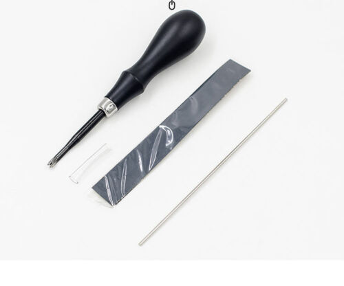 Hecho en Japón Artesanía ks Negro Profesional Borde Cuero Beveleros Borde Herramienta - Imagen 12 de 19