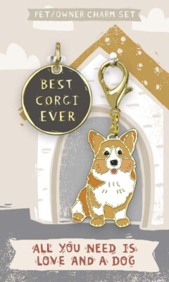 Corgi Collar Tag and Charm Set