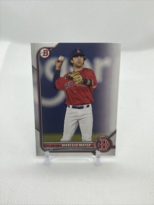 Marcelo Mayer 2022 Bowman Draft Prospect Card #BD-123 Boston Red 