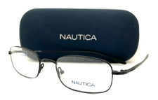 New Nautica Eyeglasses N 7097 010 Black 49-19-140 With Case