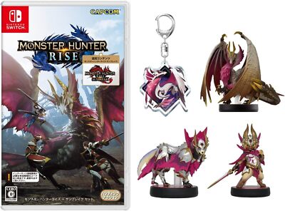 USED]Monster Hunter Rise + Sunbreak Set -Switch + [Monster