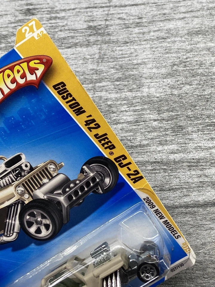 Hot Wheels Custom 42 Jeep CJ-2A Paquete 2 Race World Jungle 09 Nuevos Modelos Sellados Foto 3 de 4