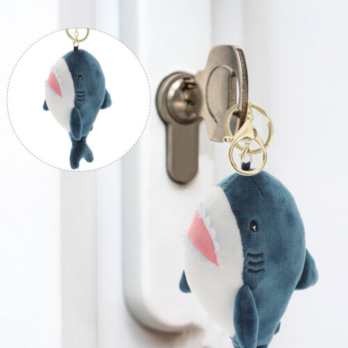 Porte-clés peluche requin doux minuscule animal en peluche - Photo 1 sur 12