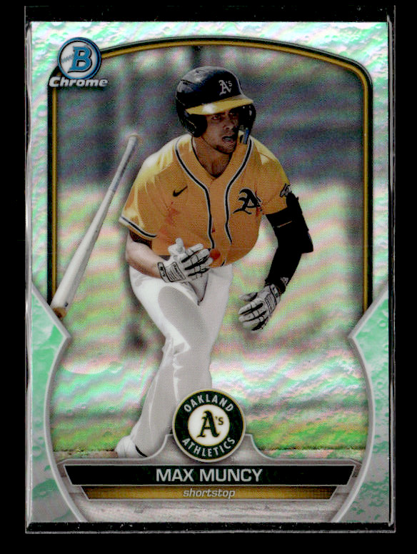 2023 Bowman #BCP-87 Max Muncy Chrome Prospects Lunar Glow Refractor
