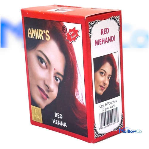 Amir's Red Henna 10gm x 6 Pouches - Picture 2 of 2