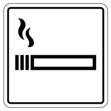 Aufkleber Hinweis Symbol „Raucherraum“ Sticker Schild Folie | 5-30cm