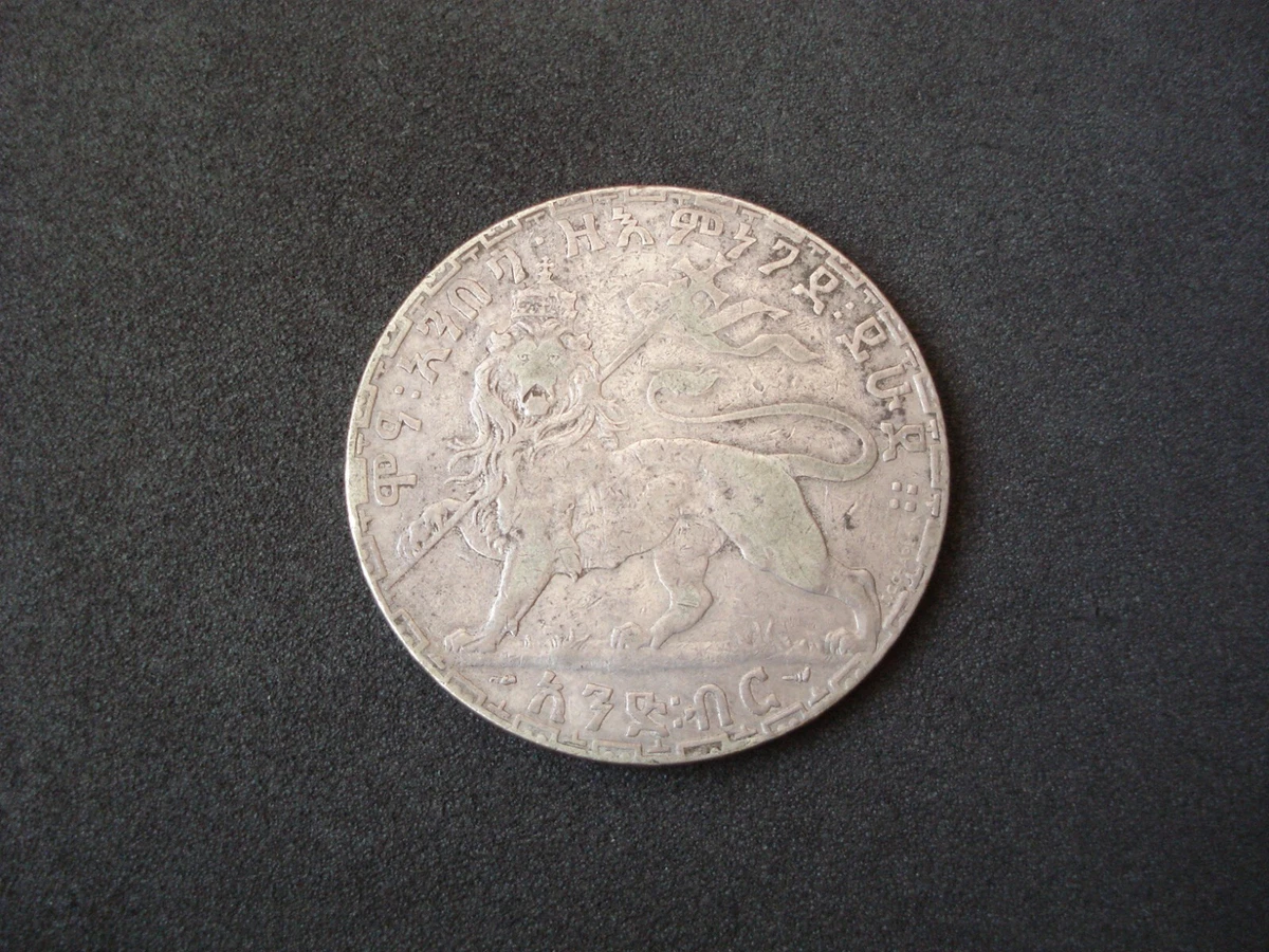 K*3様 1892年エチオピア 1 BIRR銀貨 クラウン銀貨　皇帝Meneli K*3様 1892年エチオピア 1 BIRR銀貨 クラウン銀貨 皇帝Meneli K*3様