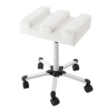 50-70cm Adjustable Pedicure Stool Manicure Foot Rest Pedicure Stool with Wheels