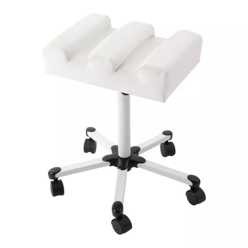 Manicure Foot Rest Rolling Pedicure Stool Adjustable Pedicure Stool w/ Wheels - Picture 3 of 6