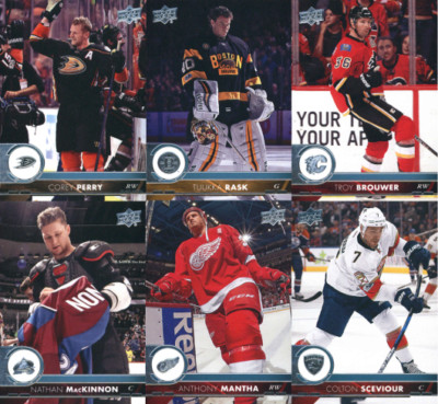 2017-18 Upper Deck Series 1 Hockey - Base Cards - Pick From Card #'s 1-200