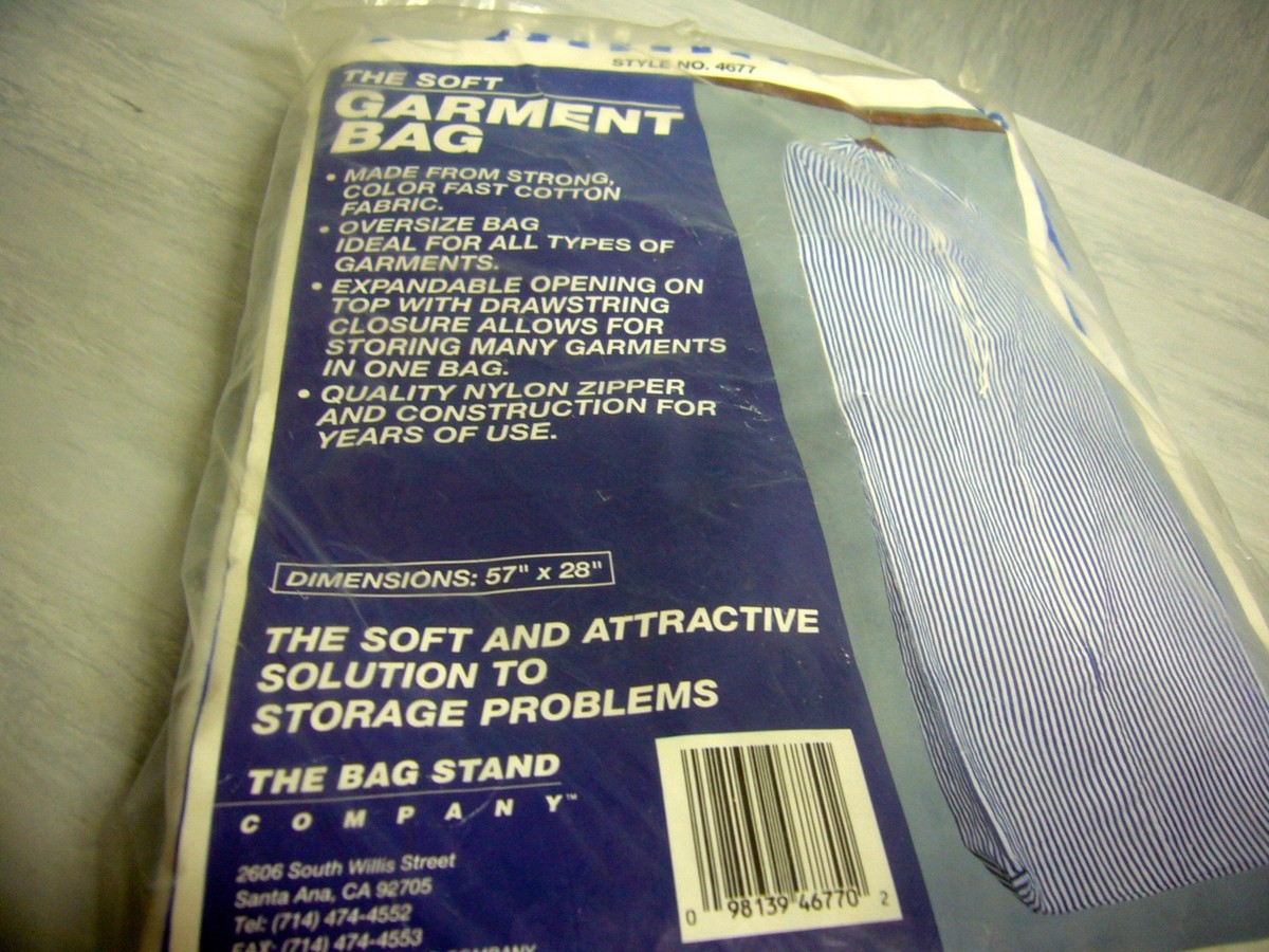 Vintage color fast COTTON GARMENT BAG 57
