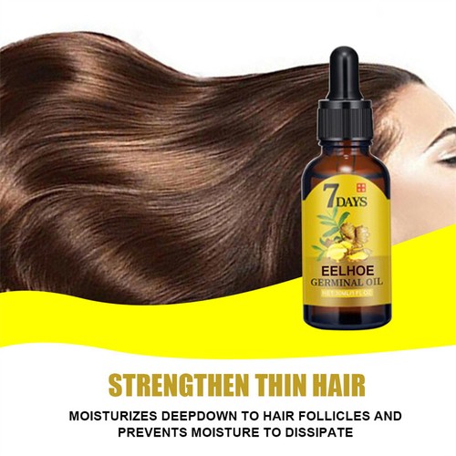 Suero de crecimiento del cabello de jengibre para fortalecer el cabello fino 10/20/40ML - Imagen 4 de 11