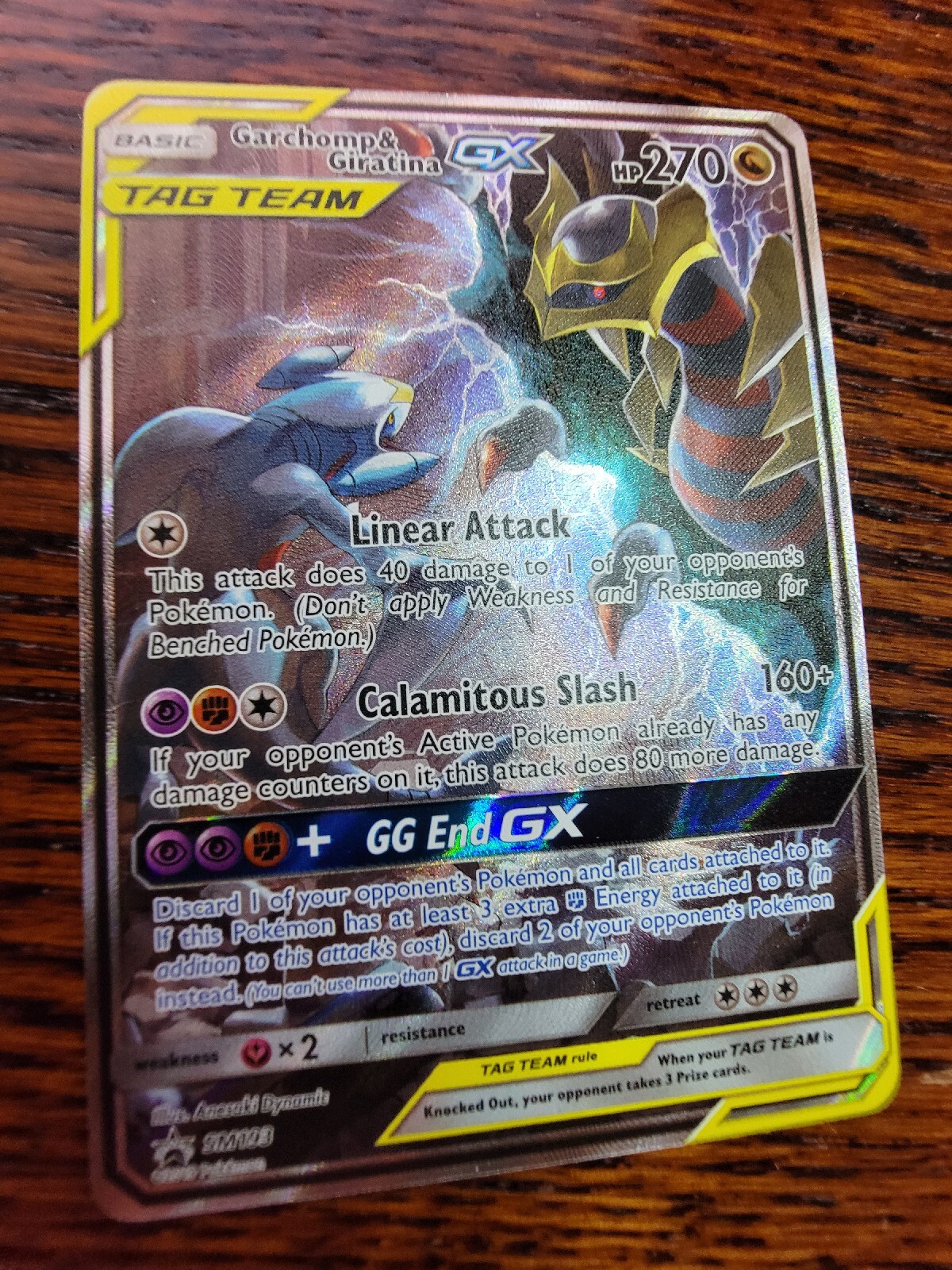 MP Pokemon TCG Garchomp and Giratina GX SM193 ULTRA RARE Full Art Tag Team Promo eBay