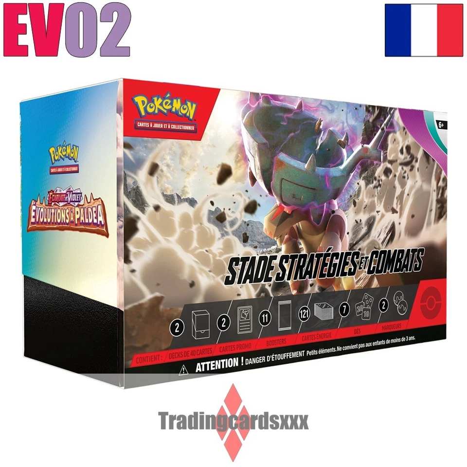 Pokémon - Coffret Stade Stratégies et Combats EV02 : Évolutions à Paldea - Photo 1/1