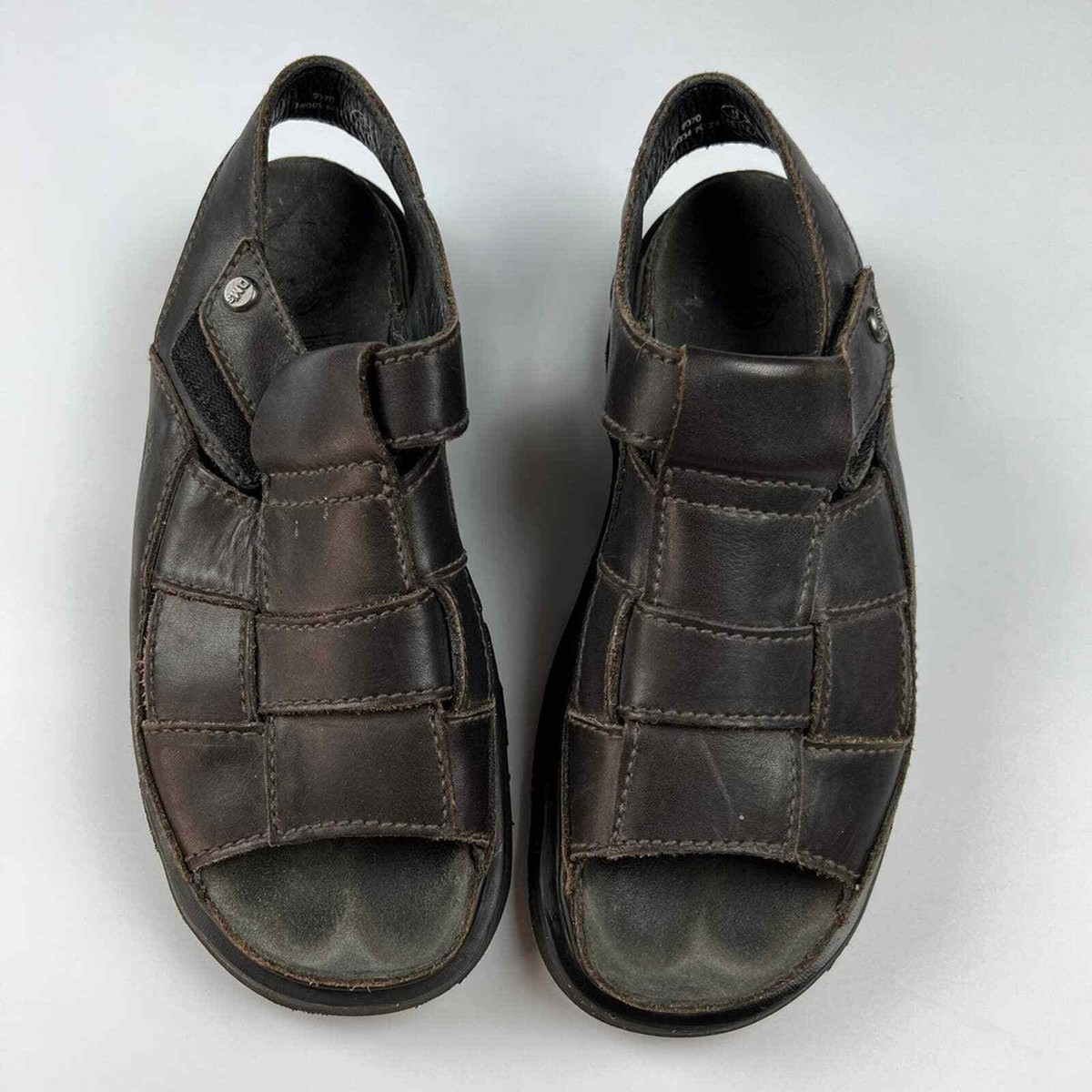 Doc Dr Martens Mens 12 Slingback Sandals Brown Leather Open  display picture 2