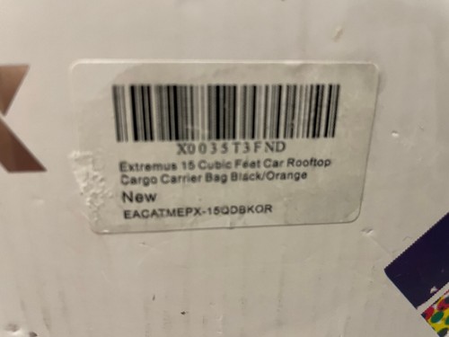 Bolsa de carga Extremus ExplorationX en la azotea-15 pies cúbicos 100% impermeable NUEVA - Imagen 2 de 5