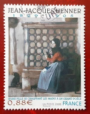 FRANCE 2008 0,88€ Postally Used Art Painting Henner Scott 3411 Superb 6805