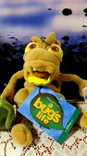 DISNEY PIXAR A BUG'S LIFE - P.T.FLEA MINI BEAN BAG PLUSH - 1998 W/TAGS - NEW- 8"
