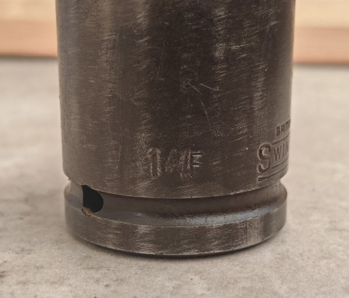 Vintage Swinborne 1-1/4" AF Socket – British Made, POH1000, Heavy Duty - Picture 4 of 11