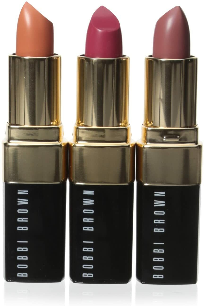 Brand NEW ORIGINAL Bobbi Brown Lip Color Trio, Pinks 2, 1.5 Ounce 3PCS UK SELLER