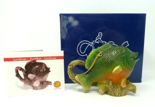 NINI NOVELTY TEAPOT "THE FISH" BY APOLLO BOXED WITH CERT - Afbeelding 1 van 8