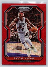 2020-21 Panini Prizm #134 Pascal Siakam Ruby Wave Prizms