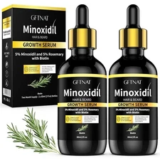 5% Minoxidil with Rosemary for Men and Women Hair Growth,Beard Growth Kit,Scalp