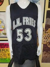 VTG JN FRIES Knights Magnet High School Basketball Jersey XL Concord NC Nice