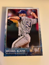 2015 Topps Update #US18 Michael Blazek Milwaukee Brewers