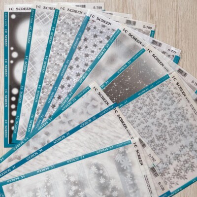 IC Screen Screentone set of 19 Comic Manga Illustration Graphic Tool