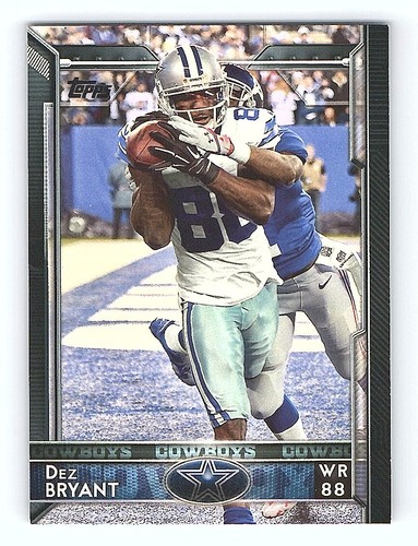 Pièce Collector Dez Bryant Dallas Cowboys - Cadre Argenté Highland Mint, édition Limitée 4/1000