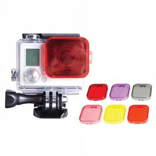 Vivitar Color Correction Filter Kit for GoPro 3/3+/4 Action Camera, 6 Pieces - Picture 2 of 2