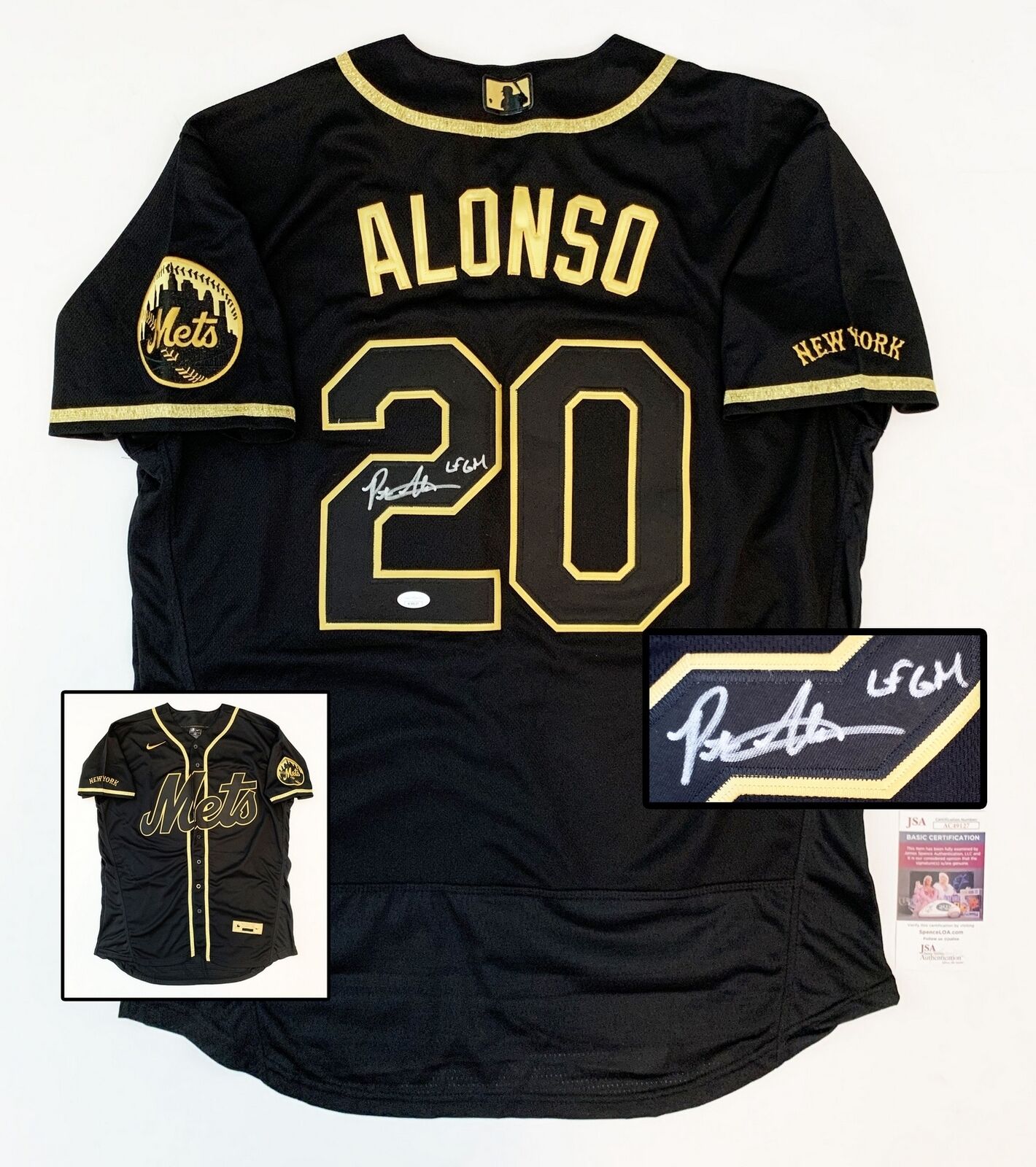 pete alonso black jersey authentic