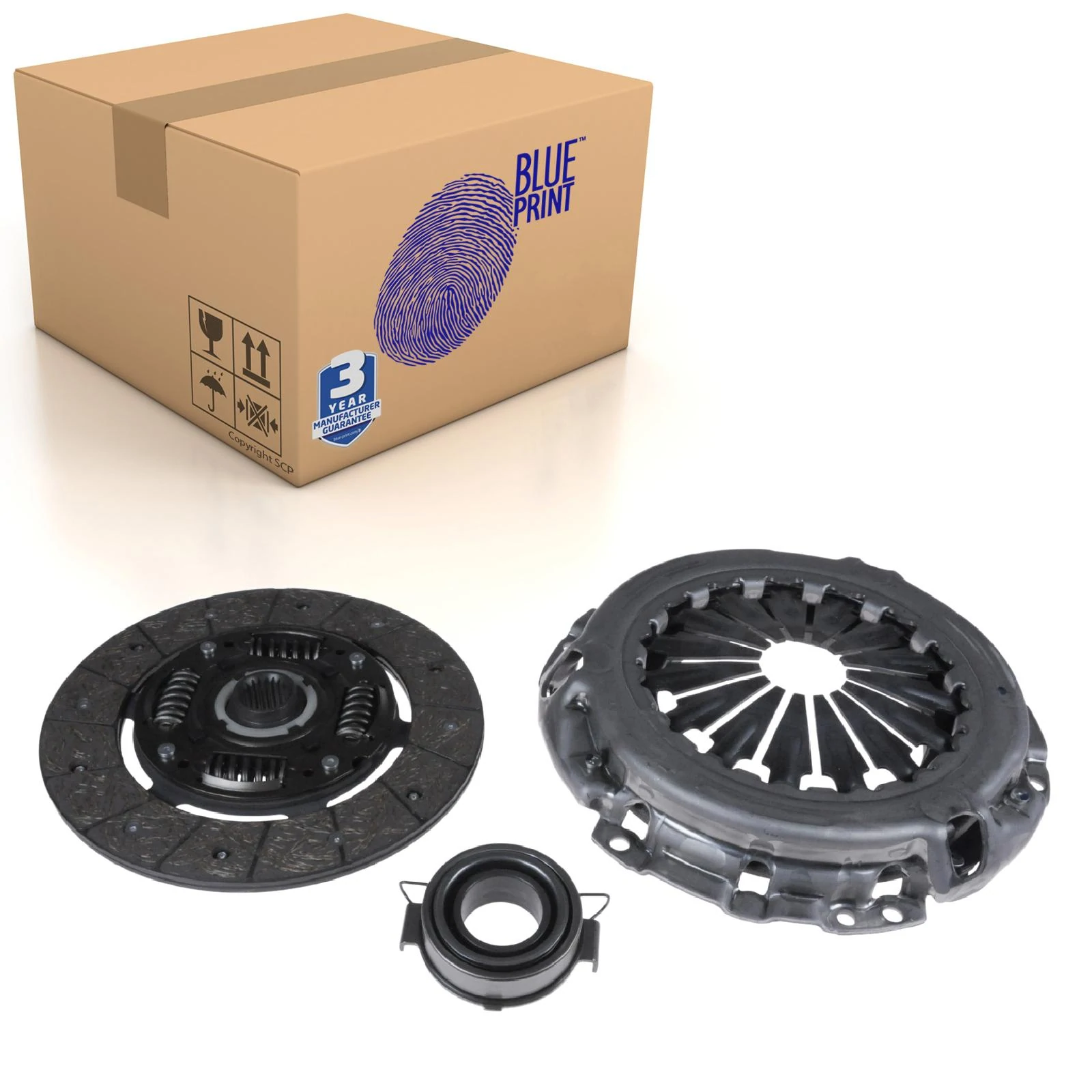 Clutch Kit 3pc (Cover+Plate+Releaser) fits TOYOTA AURIS NDE150 1.4D 07 to 12 New - Image 6