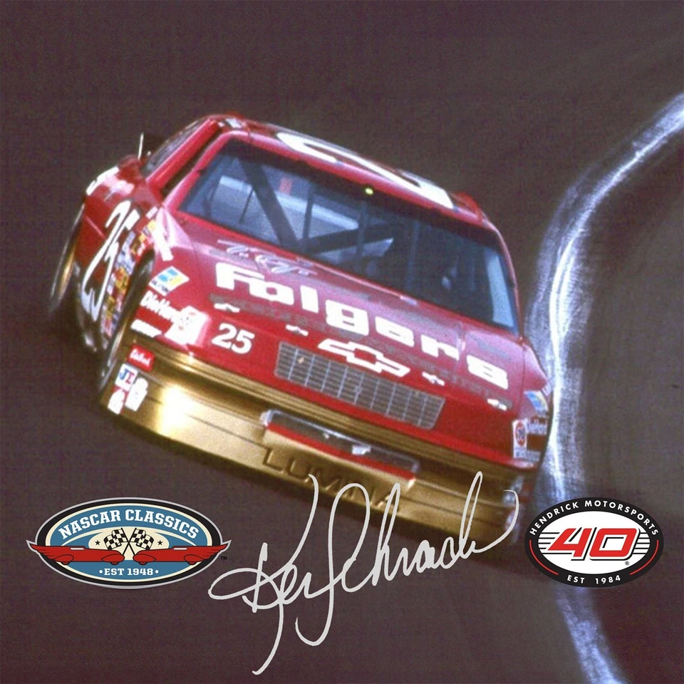 Ken Schrader Autographed Charlotte Race Win 1:24 Standard 1989 Diecast Car - - Image 4 of 4