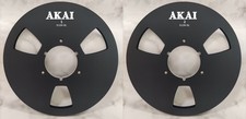 One Pair 10.5'' Black Akai Tape Reel High Quality Aluminum Take Up Reel