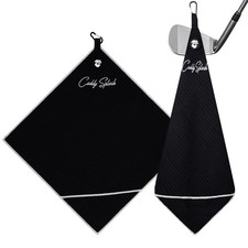 Pocket Mag Towel Magnetic Microfiber Golf Towel with Ball Pocket, Ultra-Abs...
