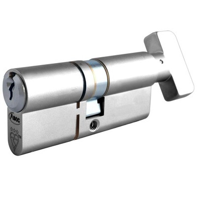 ASEC Kite Elite 3 Star Snap Resistant Euro Key & Turn Cylinder - 80mm 45(Ext)/T3