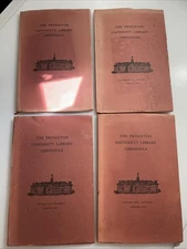 The Princeton University Library Chronicle Spring 1967-1970 4 Volumes abk