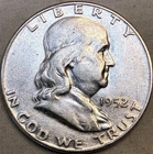 1952 P Benjamin Franklin Silver Half Dollar ■ XF