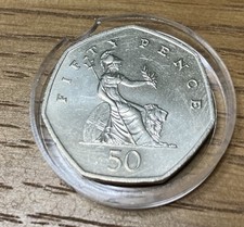 1997 50p Uncirculated Coin VERY RARE In UNC CONDITION Fifty Pence Britannia
